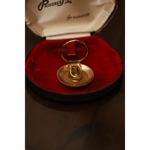 1960s Vintage Gold Scarf Clip Western Germany - Picture 3 of 5